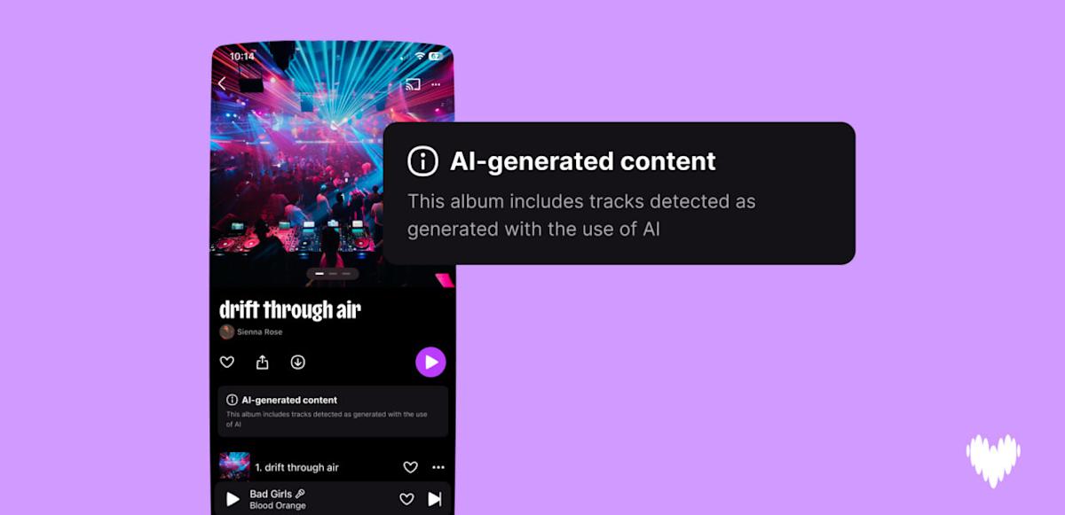 Deezer indique que les chansons générées par l’IA représentent 44 % des téléchargements quotidiens