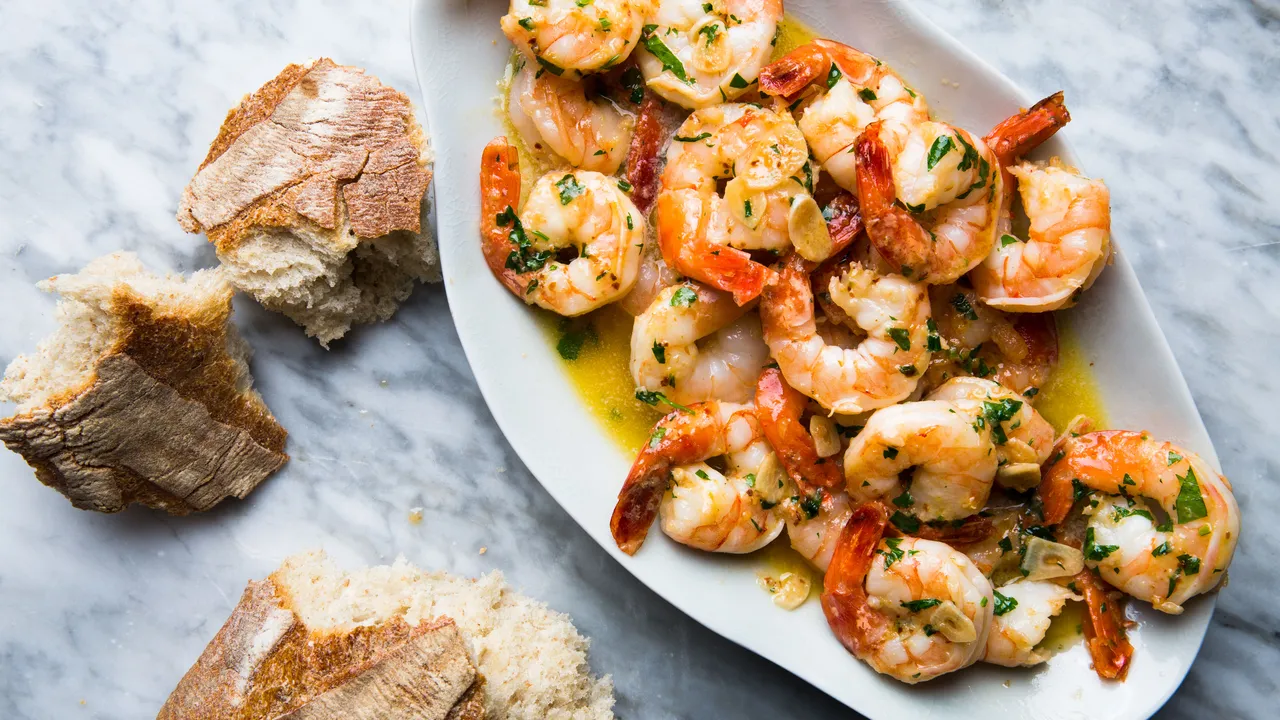 Crevettes Scampis à la Marinade à l’Ail